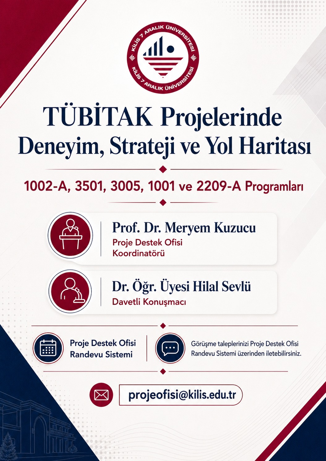 Kilis 7 Aralık Üniversitesi İlahiyat Fakültesinde TÜBİTAK Proje Eğitimi Gerçekleştirildi